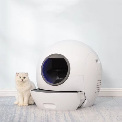 Automatic Cat Litter Box Cleaning Sandbox Cats WC Closed Smart Deodorant Cat Toilet Automatic Shoveling of Feces Pet Supplies