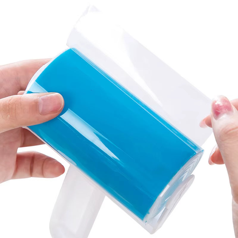 Reusable Washable Silicone Pet Hair Remover Lint Remover Dust Wiper Sticky Roller Brush Cat Dog Comb Cleaning Tool