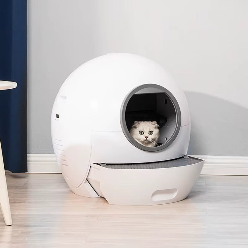 Automatic Cat Litter Box Cleaning Sandbox Cats WC Closed Smart Deodorant Cat Toilet Automatic Shoveling of Feces Pet Supplies