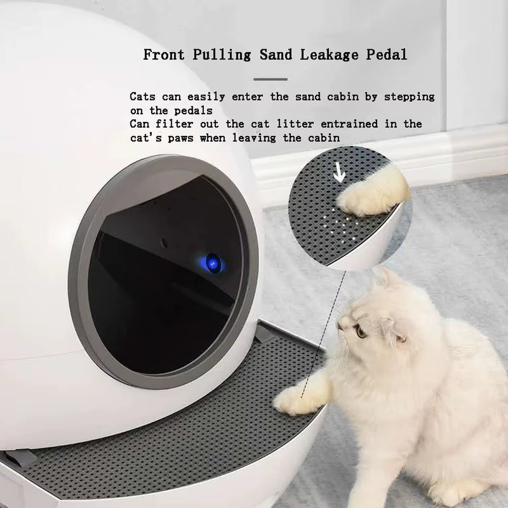 Automatic Cat Litter Box Cleaning Sandbox Cats WC Closed Smart Deodorant Cat Toilet Automatic Shoveling of Feces Pet Supplies