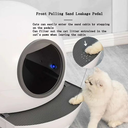 Automatic Cat Litter Box Cleaning Sandbox Cats WC Closed Smart Deodorant Cat Toilet Automatic Shoveling of Feces Pet Supplies