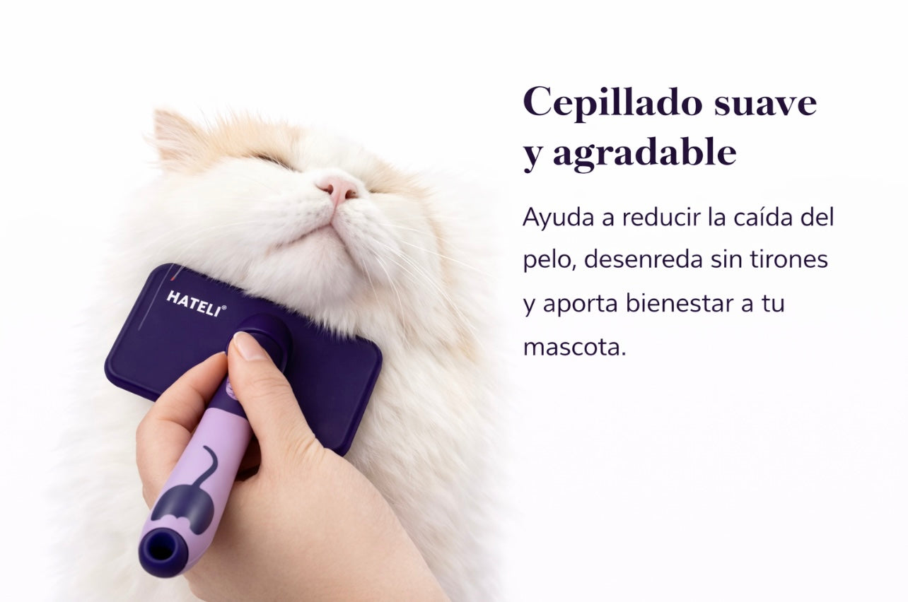 Cepillo Quitapelos Profesional para Perros y Gatos – Deslanador Antinudos